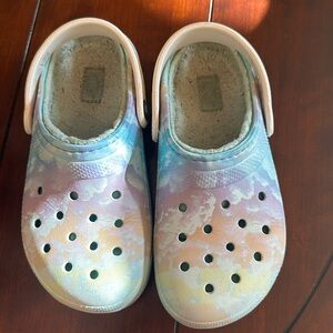 CROCS insulated Faux Fur Lined Clog Unisex Shoes Slip On